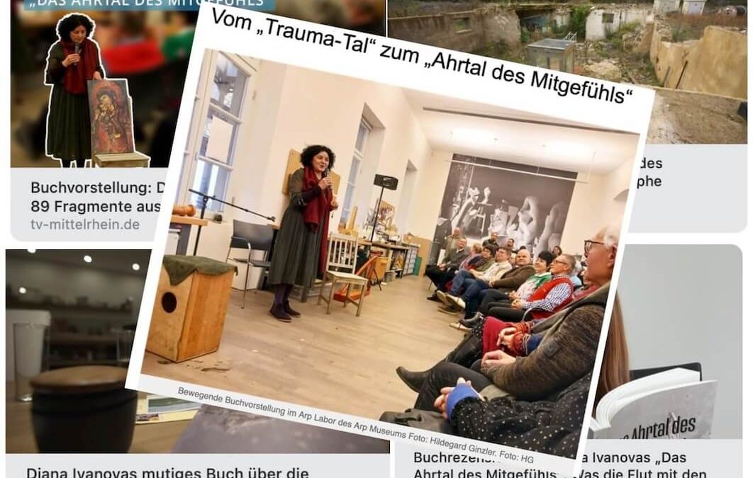 Presse-Berichte über das neue Buch “Das Ahrtal des Mitgefühls”
